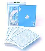 Reverse Color Playing Cards - Blue