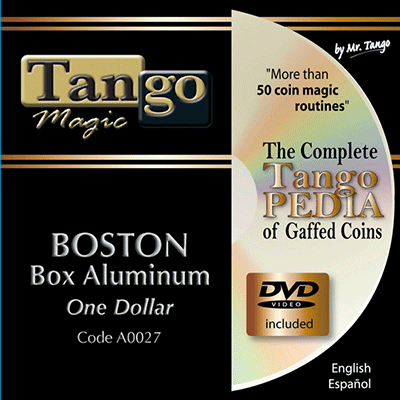 Boston Coin Box - Dollar Size by Tango Magic - Tricks