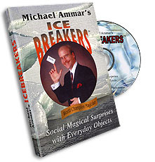 Ice Breakers (with Cards) by Michael Ammar - DVD*