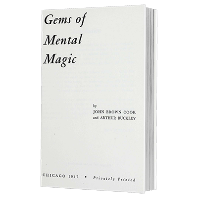 Gems of Mental Magic by Arthur Buckley - eBook DOWNLOAD