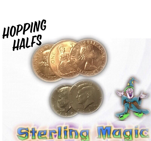 Hopping Half by Sterling Magic