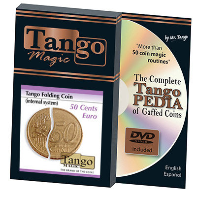 Folding Coin (50 Cent Euro, Internal System) by Tango