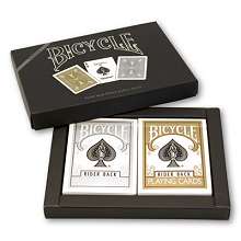 Bicycle Gold and Silver Cards