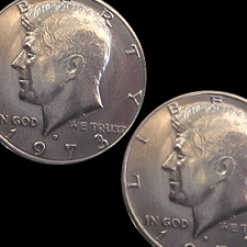 Two Sided Half Dollar - Johnson Products