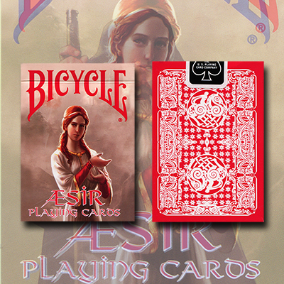 Bicycle AEsir Viking Gods Deck (Red) by US Playing Card Co