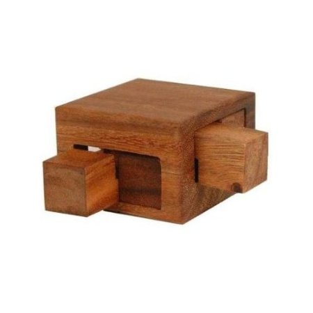 Tricky Drawers Box - Wooden Brain Teaser Puzzle