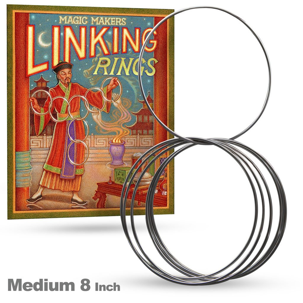 Linking Rings by Magic Makers 8 Inch