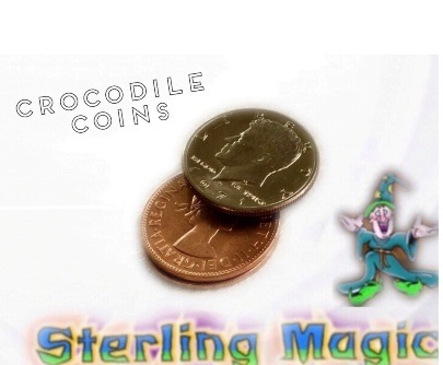 Crocodile Coins by Sterling Magic