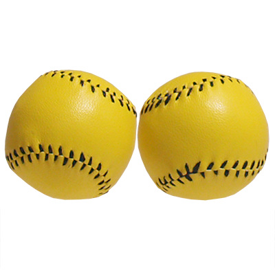 Chop Cup Balls Yellow Leather by Leo Smesters