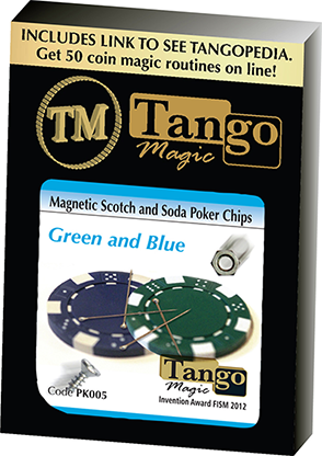 Magnetic Scotch and Soda Poker Chips by Tango