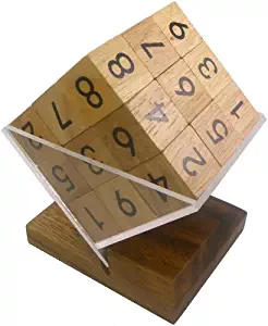 3D Wooden SUDOKU Cube Puzzle