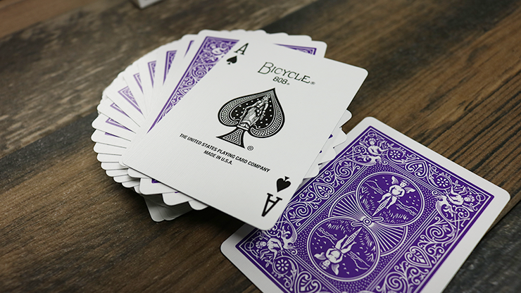 Baraja bicycle dorso violeta US Playing Card Co