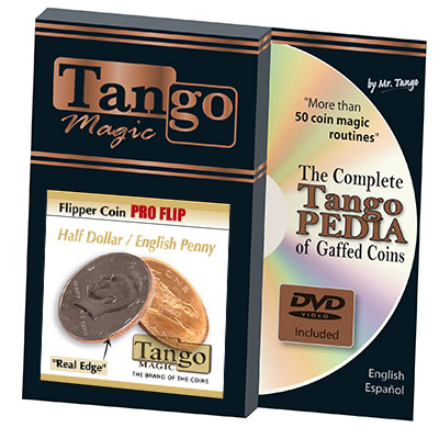 Flipper Coin Pro Flip Half Dollar/English Penny by Tango