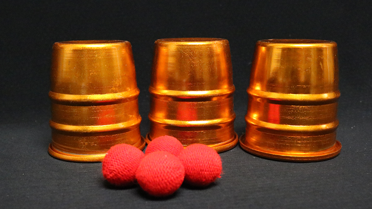 Cups & Balls (Copper) by Zanders Magical Apparatus